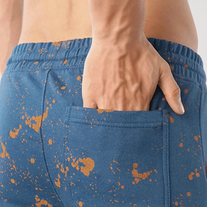 Pantalons de sport pour hommes de haute qualité, logo personnalisé imprimé, taille mi-haute, molleton/coton, vêtements de sport décontractés, taille élastique, léger - Product Image 6