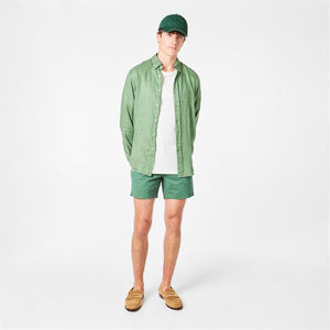 Shorts pour hommes actifs Short en coton décontracté style quotidien pour hommes Short d'été avec poches latérales arrière Short d'extérieur Tissu résistant à l'eau - Product Image 6