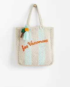 Luxury looking Cheap Price Macrame Hand Bags Beautifully Design For Women Designer Shoulders Hand Purse Wholesale Suppliers