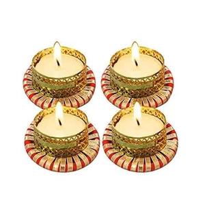 Candel Holder for Home and Festival Decoration , <b>Multi</b> Colour Holder - Product Image 2