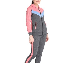 High Quality Winter Hooded Women Tracksuits Printed Casual Solid Polyester Cotton Customized Logo Running Outdoor Jogging <b>Set</b> - Product Image 1