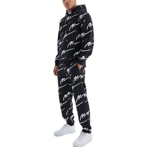 Sudadera con capucha de algodón con capucha de talla grande, conjuntos de 2 piezas de chándal, conjuntos de Jogger, pantalones de chándal, pantalones cargo, chándales - Product Image 1
