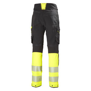 Pantalon de travail décontracté haute visibilité pour hommes, vêtements de sécurité réfléchissants avec cordon de serrage à la taille et poches - Product Image 3