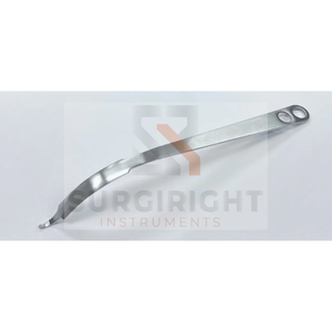 Retractor de Tejidos Blandos Ortopédico de Punta Simple, Hoja de Acero, Ancho 22 mm, Profundidad 28 mm, Aprobado por CE ISO13485, Uso Hospitalario, Clase I - Product Image 1