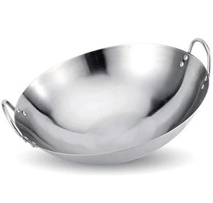 Kadai classique en métal avec poignée Ustensiles de cuisine de qualité supérieure de taille et de forme personnalisées à faible taux - Product Image 1