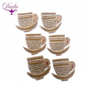 แผ่นปะติดขอบลูกปัดคริสตัลแบบทำมือแผ่นติดแบบดั้งเดิมสำหรับเสื้อผ้าที่มีหมุดเพื่อความปลอดภัย - Product Image 4