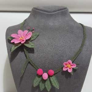Pembe Gün Işığı Kolye Collar İğne Oyası Accesorio de moda - Product Image 1