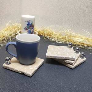 Sous-verres en bois peints à la main de haute qualité Tampons de boisson artisanaux pour cadeaux traditionnels, événements culturels et sous-verres en pierre - Product Image 1