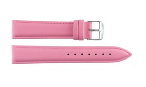 Unisex 669 Pink Genuine Luxury Leather Professional Waterproof Smartwatch Strap Breathable Stainless Steel Buckle Soft Durable - Product Image 3