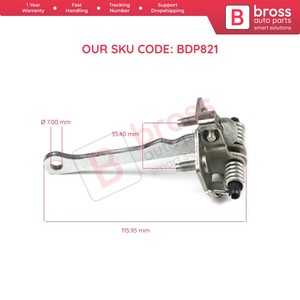 BDP821 Butée de porte avant et arrière, limiteur de sangle de vérification 918146 pour 205 309 405 Pièces automobiles Bross Fabriqué en Turquie Pièces automobiles Bross - Product Image 6