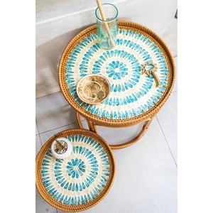 Mesa de centro de ratán natural superventas directamente de fábrica hecha a mano para muebles para el hogar de Vietnam - Product Image 3