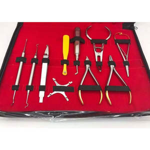 Ensemble d'instruments d'orthodontie de base dentaire de qualité supérieure 18 pièces Kit composite à source manuelle - Product Image 3