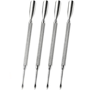 Puntas afiladas, empujador de uñas para cutículas, herramientas de arte para esmalte de uñas de acero inoxidable, empujador de uñas para cutículas hecho en Pakistán CE ISO - Product Image 2