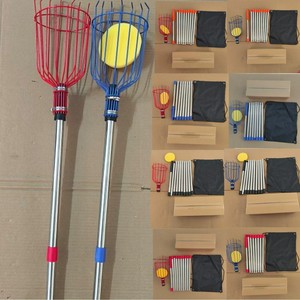 Perche télescopique ajustable de 4 m pour cueillir les fruits, pommes, mangues, citrons, oranges, avec panier de récupération non tissé, légère, en acier inoxydable - Product Image 2