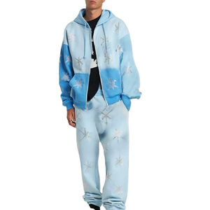 Survêtement pour homme avec strass imprimé numériquement, meilleur design, vente chaude, tendance, prix raisonnable, respirant, survêtement pour homme avec strass - Product Image 1