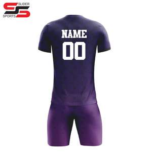 Maillot de football rétro par sublimation maillots de football version joueur personnalisée kits équipe scolaire uniforme de football sport pour hommes - Product Image 6