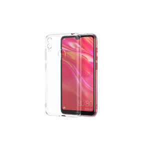 Coque de protection souple en silicone personnalisée pour Huawei Y7 Prime 2019 (Modèle A78) avec dos transparent - Product Image 1