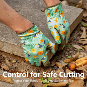 Confort Fit Nitrile Gants de jardinage Anti-dérapant Respirant Étanche Résistant à la chaleur Résistance aux coupures Équipement de protection extérieur - Product Image 5