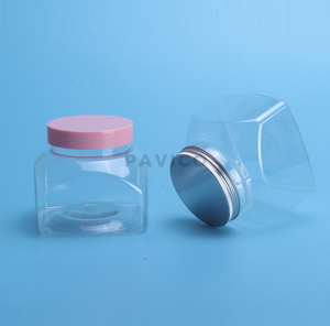 Pavico Vietnam's Top Best 450mL Square PET Plástico Cosmético Envase para el cuidado de la piel Vacío Crema facial Tarro Tapa Frascos de plástico Premium - Product Image 3