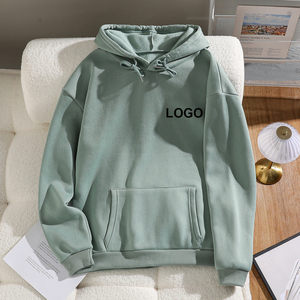 Sweat-shirt à capuche personnalisé pour homme, veste d'automne, poids lourd, 100% coton, polaire, écologique, vêtements de travail unisexe, coupe régulière, logo - Product Image 3