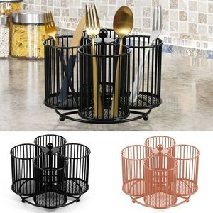 Portacubiertos minimalista de hierro para decoración de cocina contemporánea que apoya líneas limpias y un almacenamiento eficiente - Product Image 5