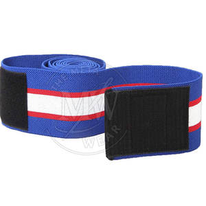 High Quality Neoprene <b>Knee</b> <b>Wraps</b> for Weightlifting Durable Compression Workout Gym Gear Low MOQ for Sale - Product Image 4