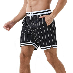 Shorts de sport personnalisés de haute qualité, légers, solides, grande taille, avec poche, shorts en mesh décontractés pour le basketball, pour hommes - Product Image 5