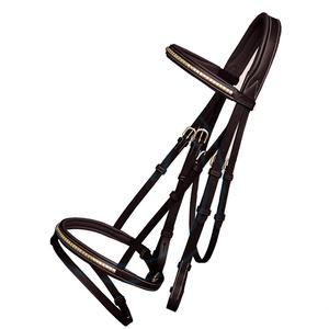 Brida de caballo de cuero ajustable Venta al por mayor Brida de caballo de cuero genuino para la venta Brida de caballo hecha en fábrica - Product Image 3