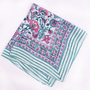 Bandana carré en coton multicolore tendance, foulard unisexe, couvre-tête et cou décontracté pour l'extérieur, hommes et femmes, couvre-chef multifonction confortable - Product Image 6