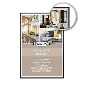 กรอบโปสเตอร์พลาสติกสีดำ ขนาด 61 x 91.5 ซม. - Product Image 2