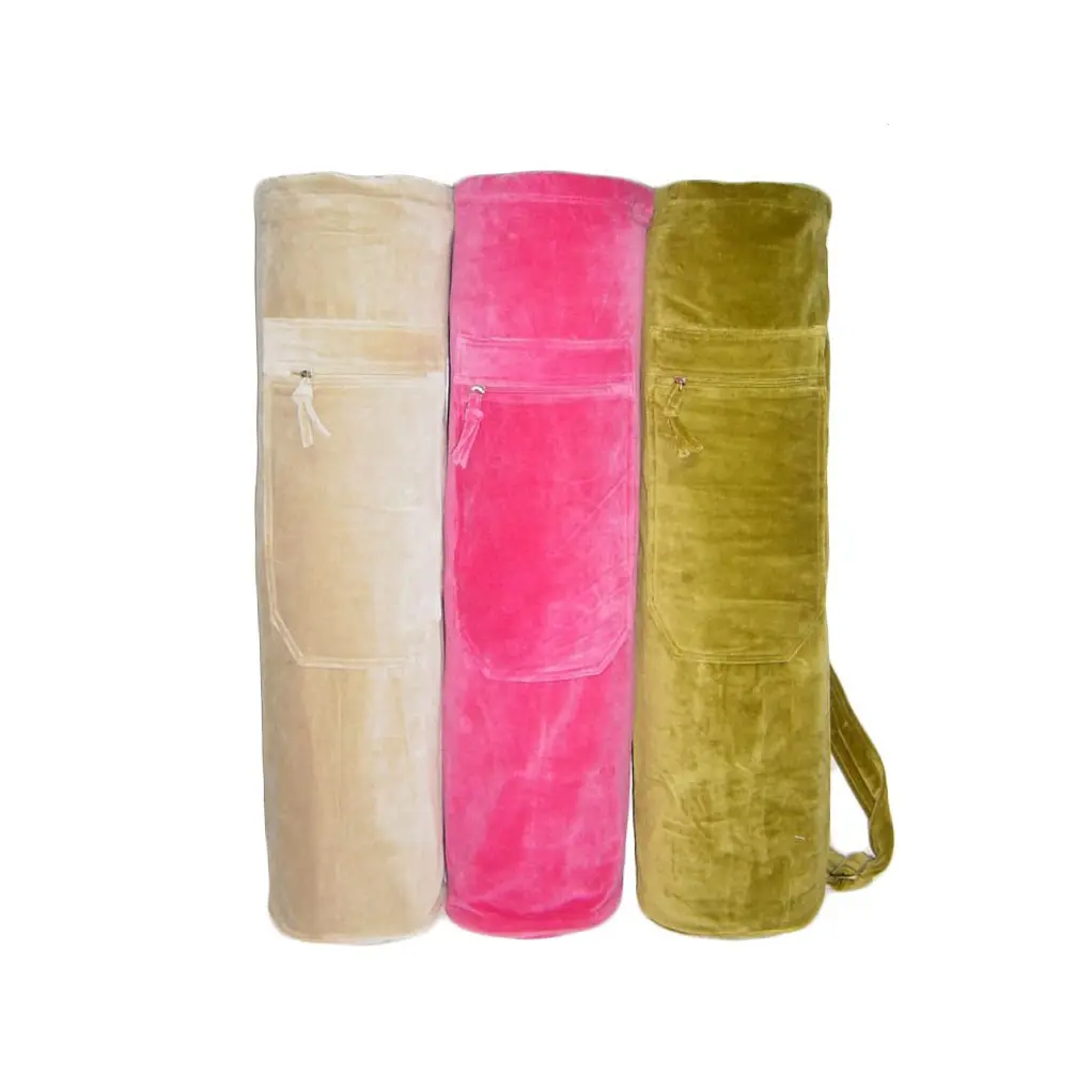 Chất lượng hàng đầu tuyệt vời bông vải Yoga Mat túi để giữ Yoga phụ kiện mục từ Ấn Độ Nhà cung cấp của Yoga Mat Túi