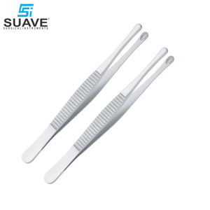 Haute qualité forme droite en acier inoxydable nouveauté produit outils à main pince à tissu chirurgical par SUAVE INSTRUMENTS SURGICAUX - Product Image 5