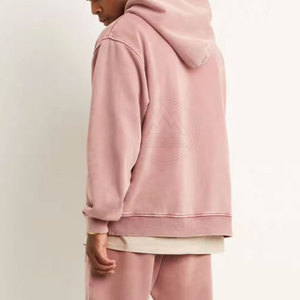 Sweats à capuche avec lavage à l'acide sur mesure avec service OEM vente en gros de sweats à capuche légers avec lavage à l'acide pour hommes à vendre - Product Image 4