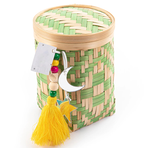 Gergean Occasion Arabian High Quality Bamboo Tray Ramadan Woven Rattan <b>Baskets</b> Decorative Made in Vietnam - Product Image 3