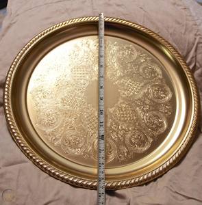 Plateaux de service en aluminium peint vintage pour la maison, la cuisine, la vaisselle, le rangement, lavables au lave-vaisselle - Product Image 5