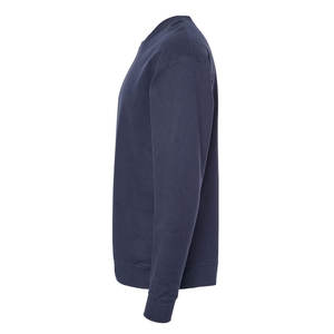 <b>Navy</b> Blue Thick Blank Custom Print Unisex Crew Neck Sweatshirt Wholesale Crew Neck Winter <b>Men</b> and Women New Arrival Sweatshirt - Product Image 2