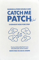 [Catch Me Patch] Patch pour les pores du nez à utiliser la nuit, grand patch hydrocolloïde pour les imperfections de l'acné, soin imperméable, toucher propre, patch ultra fin, 10 patchs