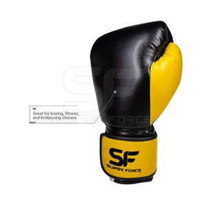 Gants de boxe professionnels pour l'entraînement et le sparring Gants de boxe adultes en cuir PU légers et durables pour Fitness Kickboxing - Product Image 2