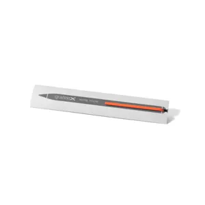 Benzersiz tasarım üst alüminyum Grafeex kalem couorange turuncu klip ve özel Logo ile İtalya'da yapılan promosyon hediye için Ideal