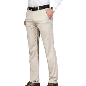 Top à la mode plaine noir hommes décontracté robe formelle pantalon respirant Logo personnalisé affaires décontracté bureau vêtements d'extérieur robe pantalon - Product Image 6