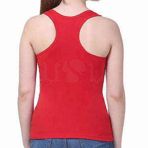 Ropa de gimnasio sin mangas Nuevo estilo Mujeres Tank Tops En stock Algodón Poliéster Hecho Mujeres Tank Tops - Product Image 4
