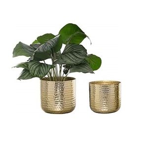 Vases à fleurs en laiton de qualité supérieure pour la décoration de table à domicile, pots à fleurs en métal de qualité supérieure, meilleurs pots pour le jardin à domicile - Product Image 1
