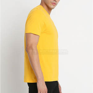 Camiseta elegante para hombre, tela suave cómoda mezclada de algodón para uso diario, camiseta de moda para hombre - Product Image 4