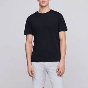 Couleurs noires hommes t-shirt à manches courtes mélange taille col rond Bella toile hommes Tri-mélange équipage t-shirts - Product Image 3