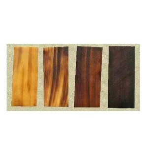 Escala de placa de cuerno de búfalo marrón medio ligero hecha a mano para marco de gafas mango de cuchillo fabricante de artesanías naturales económico - Product Image 1
