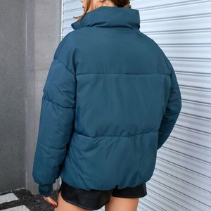 Doudoune d'hiver de haute qualité hommes femmes surdimensionné à capuche imperméable coupe-vent écologique lettre motif Logo personnalisé - Product Image 6