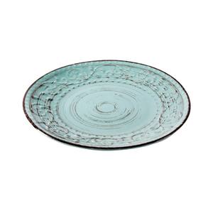 Plato Gres Plano Relieve Azul 28 cm - Product Image 1