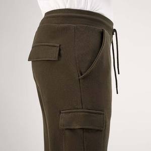 2025 vêtements de sport pour hommes pantalons de survêtement Streetwear pleine longueur pantalon à cordon tenue décontracté avec tissu en toile - Product Image 4