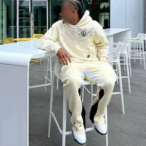 ชุดวอร์ม2ชิ้นสำหรับทั้งชายและหญิงชุดวอร์มกางเกงมีฮู้ด - Product Image 5