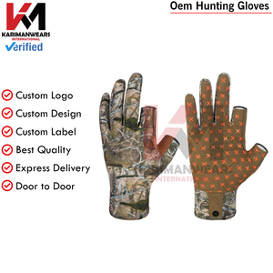 Unisex Fingerless Camo Hunting <b>Gloves</b> Men Women Early Season Warm Weather UPF 50+ Protection Lightweight <b>Fishing</b> Outdoor - Product Image 2
